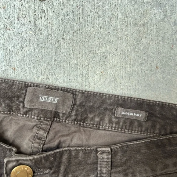 CLOSED WOMEN’s Brown Velvet Pants 29 - Picture 5 of 9